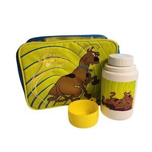 Thermos Scooby Doo Lunch Box And Cup Fully Insulated Lunchbox Bag